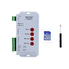 SD-карта T1000S, WS2801, WS2811, WS2812, WS1903, LPD6803, светодиодный контроллер 2048 пикселей, постоянный ток 5  24 В, фотоконтроллер DMX 512 RGB