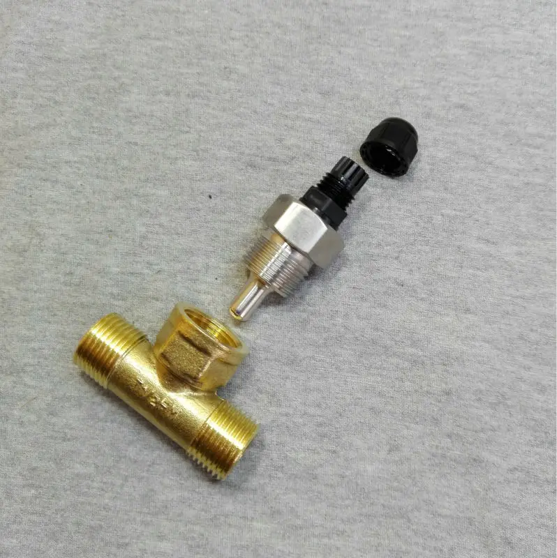 T-USA015 латунь Tee Thermowell иммерсионный рукав карман из нержавеющей стали 304 BSP 1/2 &quotдля