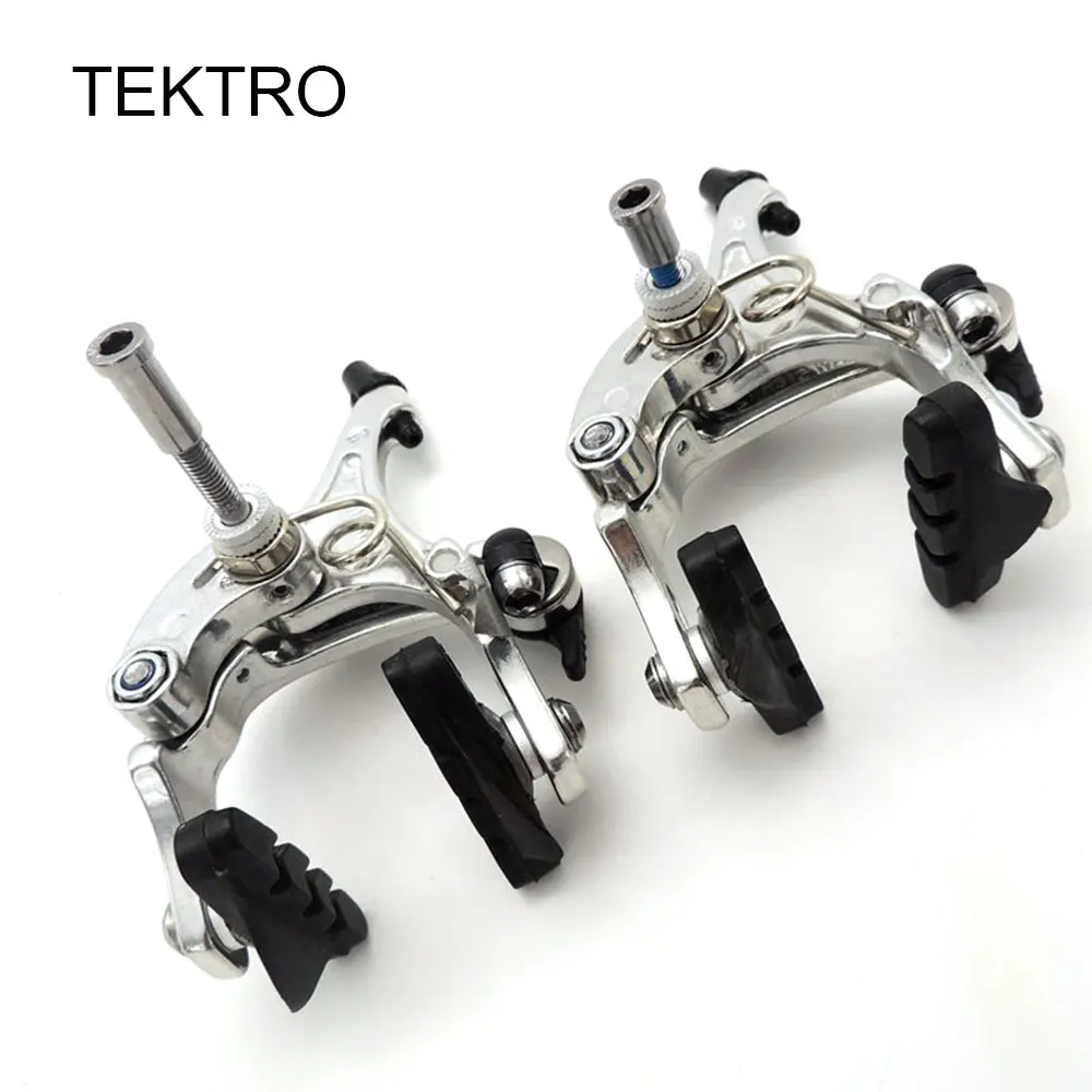 TEKTRO R312 сплав алюминиевый шоссейный велосипед C Тормозной суппорт набор велосипед передний и задний Fix шестерни тормозной суппорт
