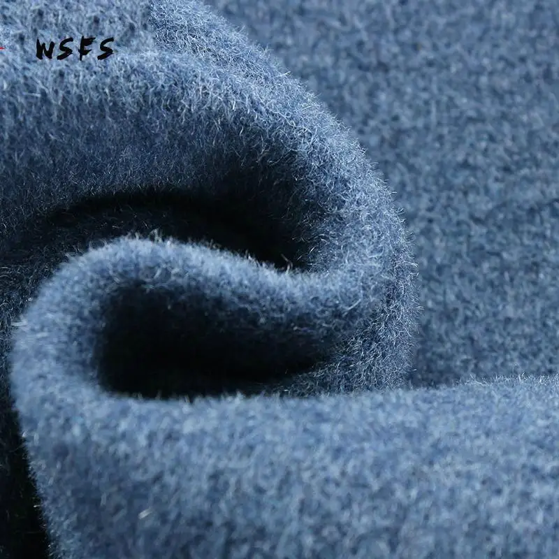 Зимнее пальто коричневое серое бежевое с длинным рукавом 100% овчина 2018|woolen