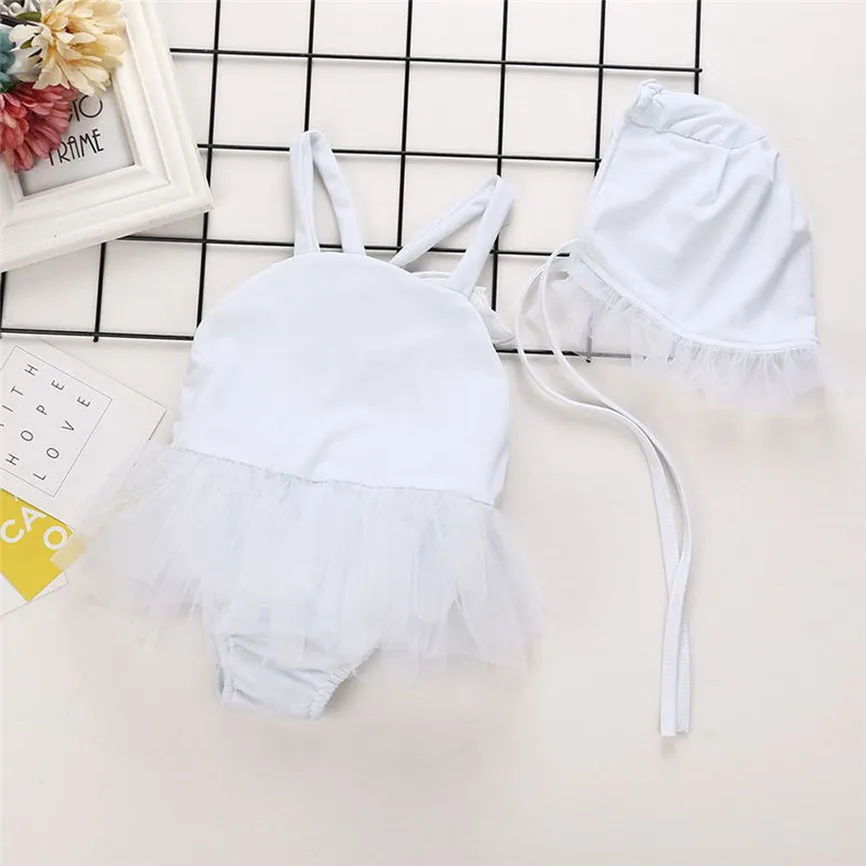 Новинка 2018 детский купальник бикини с ангелами для маленьких девочек танкини