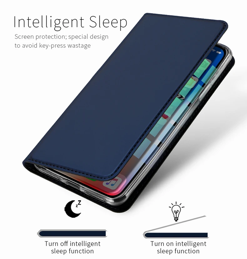 Роскошный кожаный флип-чехол DUX DUCIS для iPhone X Xs, кошелек, чехол-книжка для iPhone Xs X 10 S, чехол для телефона, чехол Hoesje