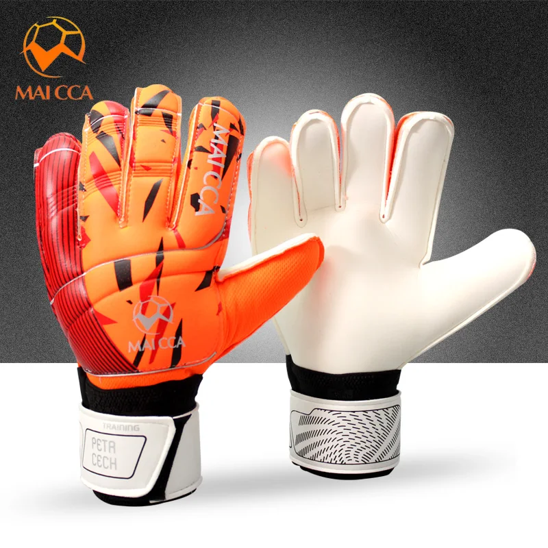 

Adult Wearable Gloves Anti-Slip Glove Soccer Gloves Professional Football Goalkeeper Double Protect