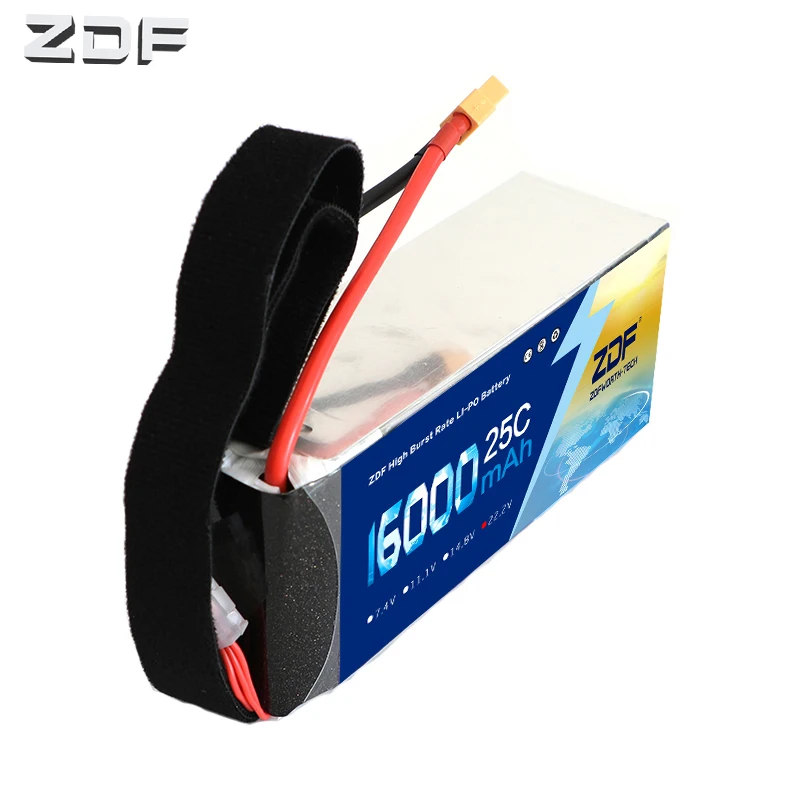 ZDF 3 7 V 4 11 1 14 8 18 5 22 2 44 48 16000mAh 25C Литий полимерная батарея для RC lipo 1S 2S 3S 4S 6S 12S 13S|Детали