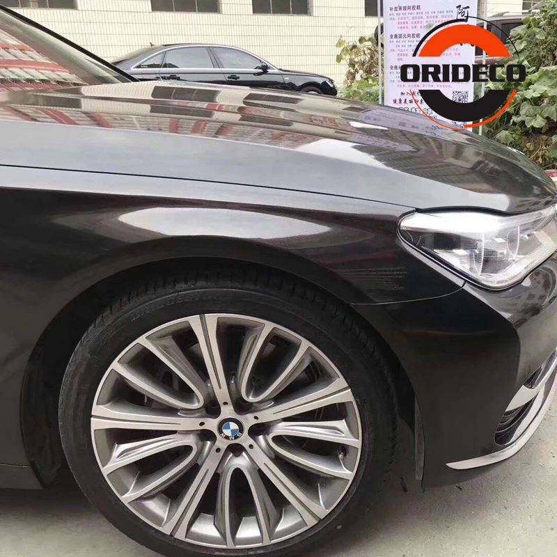 2019 Новинка 1 52*20 м глянцевый страз Черная Виниловая Автомобильная обертка