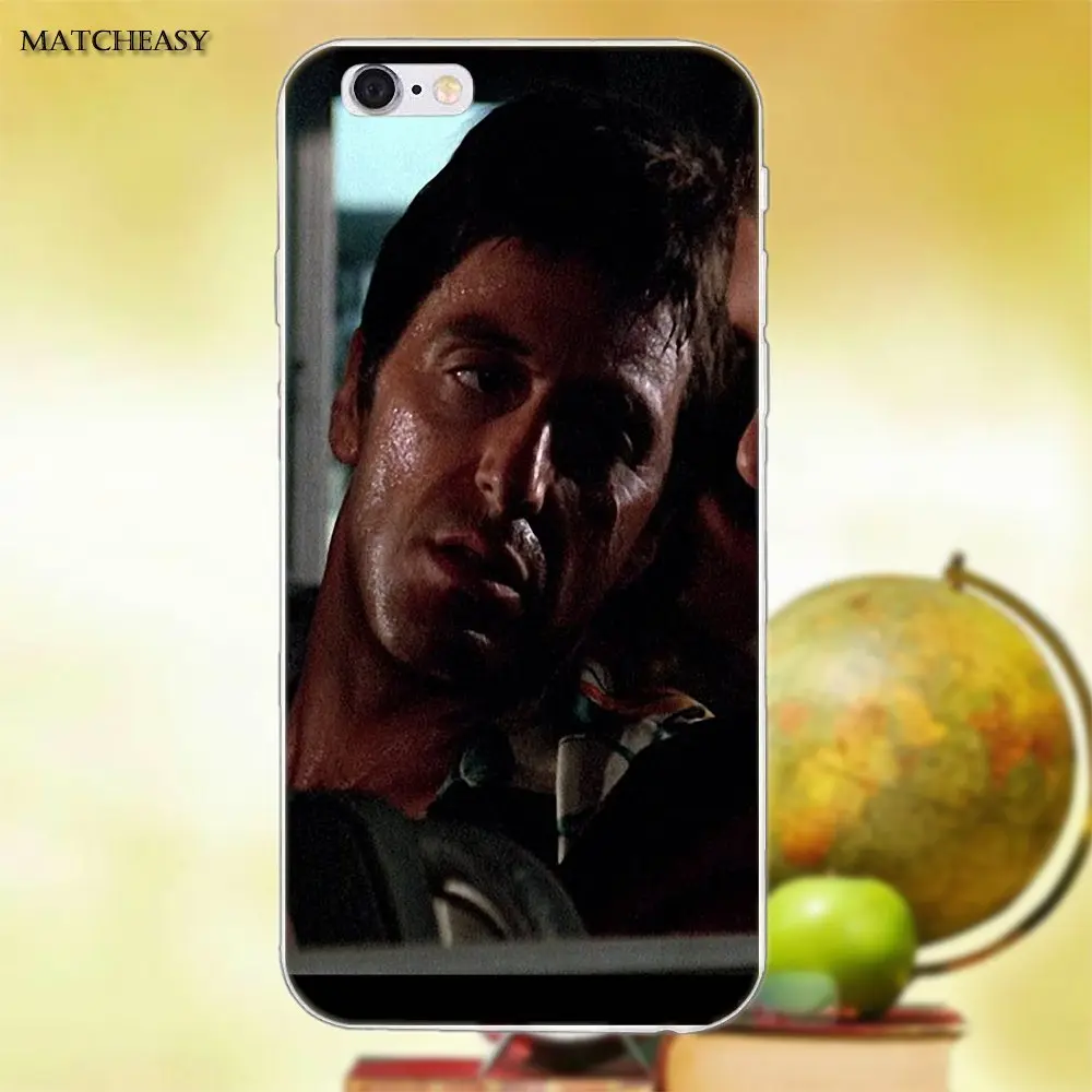 Tony Монтана Scarface для Apple iPhone X XS Max XR 4 4S 5 5C SE 6 6S 7 8 Plus мягкий силиконовый прозрачный