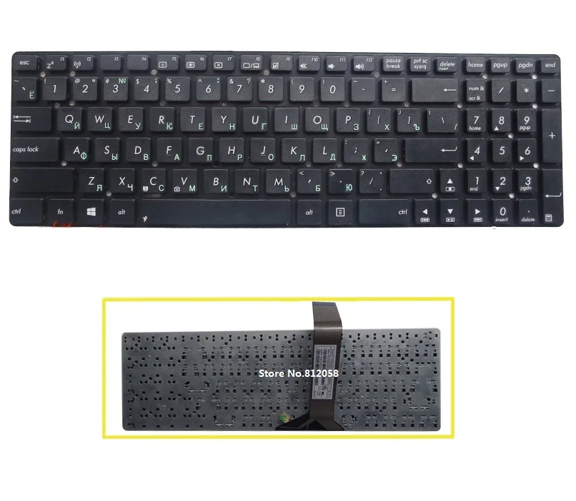 Новая русская клавиатура SSEA для ноутбука ASUS K55 K55A K55V K55VJ A55V A55VD K55VM K55VS K55VD K55DE R500v