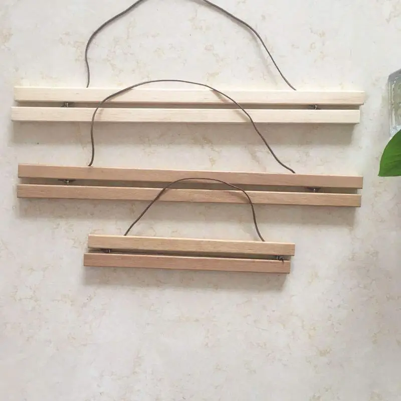 A4 магнитные деревянные рамки для картин DIY минималистичный фото постер картина