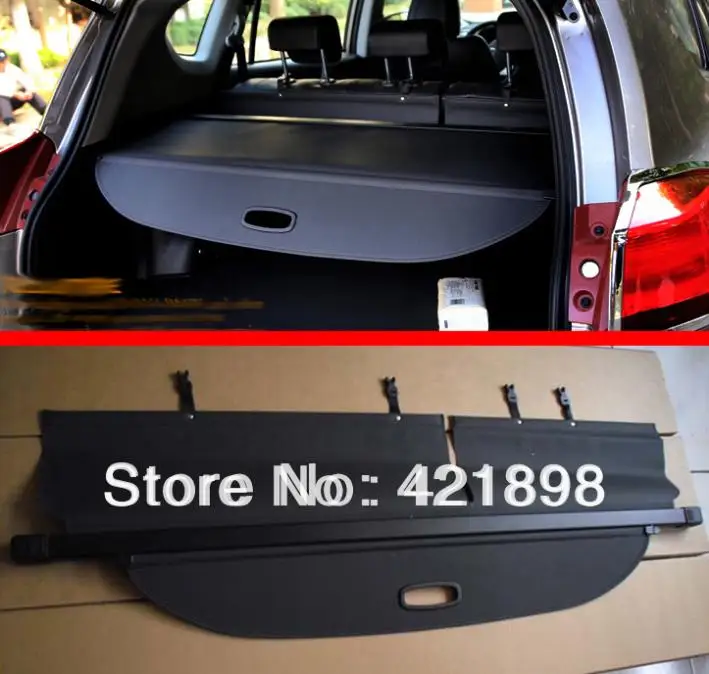 Для TOYOTA RAV4 2013 2014 2015 алюминиевый сплав и ткань задний грузовой экран крышка