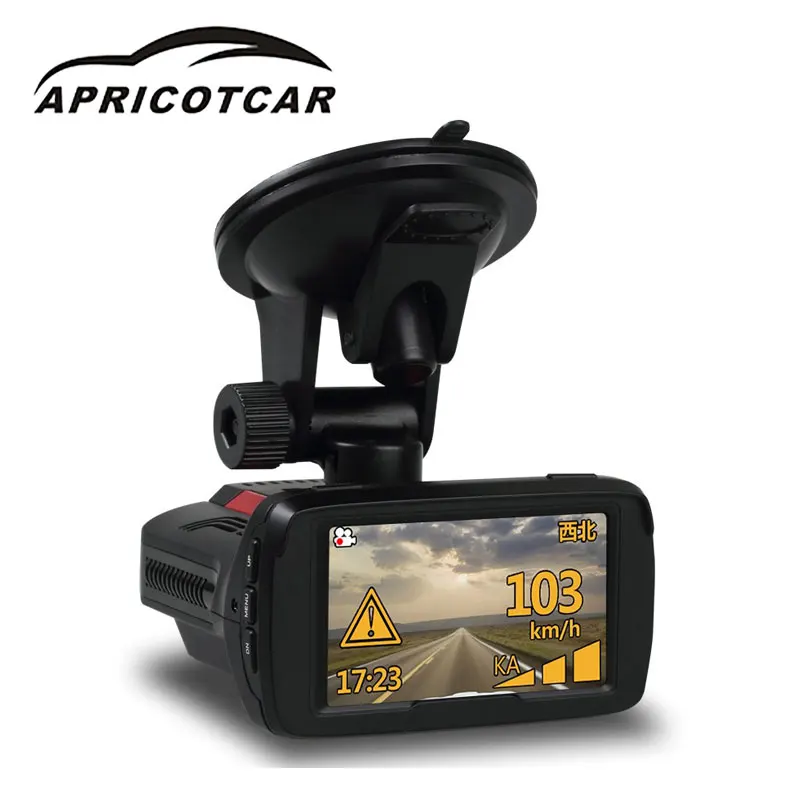 APPICOTCAR 3 в 1 Автомобильный детектор камеры 2 7 &quotFull HD 1080p WDR Speedcam Анти радар s Dash Cam