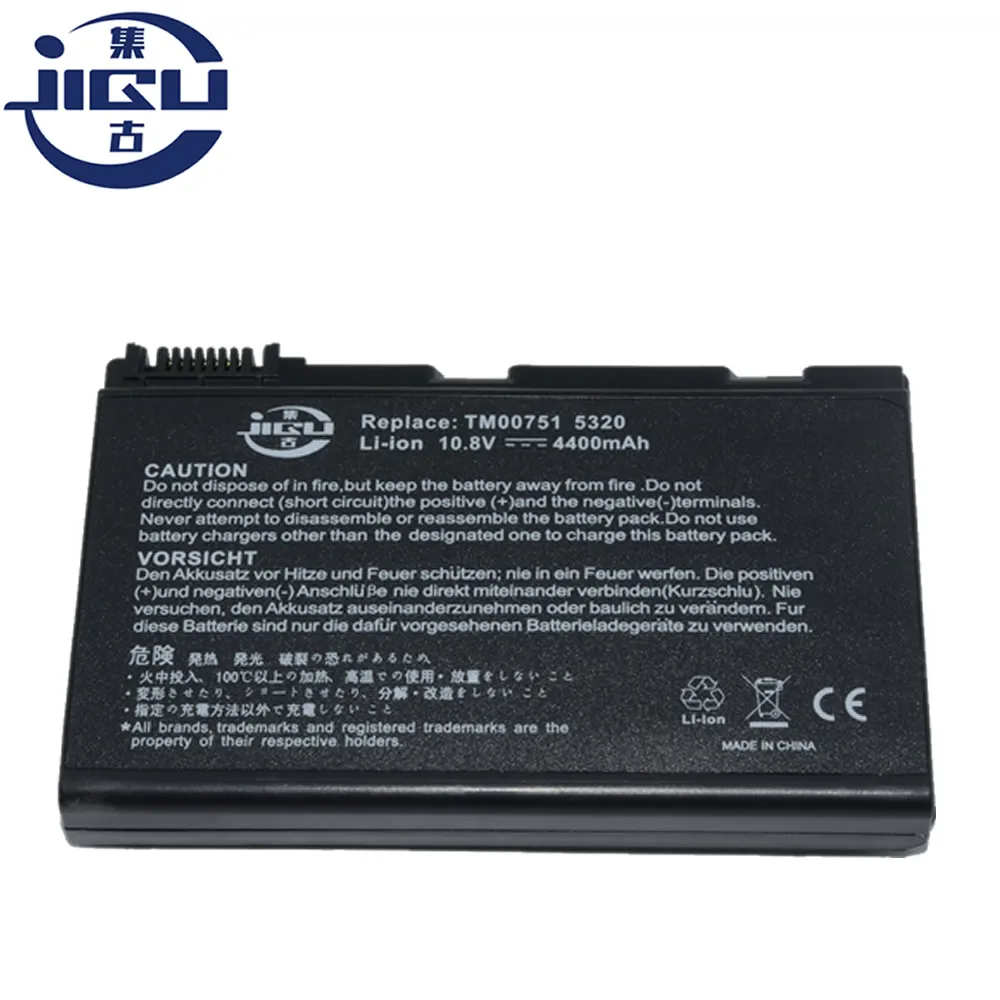 Аккумулятор JIGU для ноутбука Acer Extensa 5210 5220 5230 5420 5420G 5610 5620 5620Z 5630 5630G|battery for acer|laptop