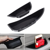 bbqfuka 2x front door armrest storage box holder container black car accessories fit for mercedes benz c class w205 2014 2015