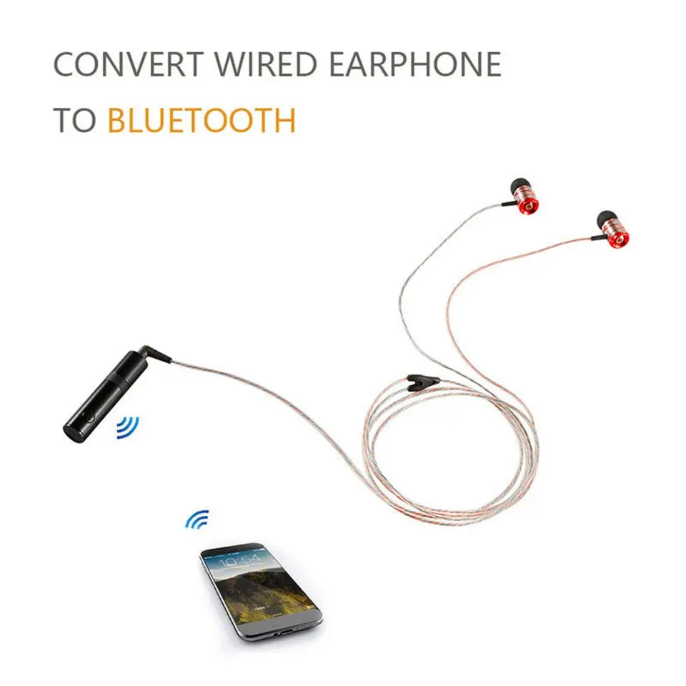 Bluetooth ресивер Mencom с разъемом 3 5 мм беспроводной автомобильный аудио музыкальный