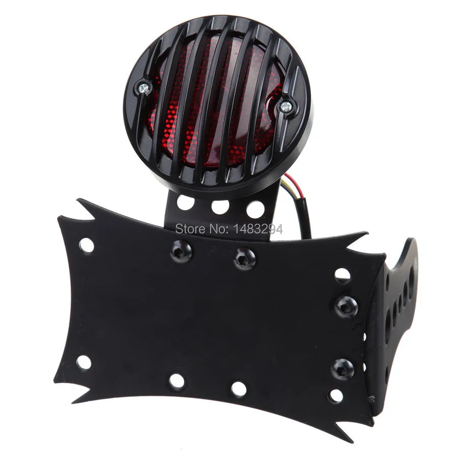 

Black Axle Tail Light License Plate Light Integrated Plate Holder Fits For Harley Sportster 883N 883R 1200 XL Chopper