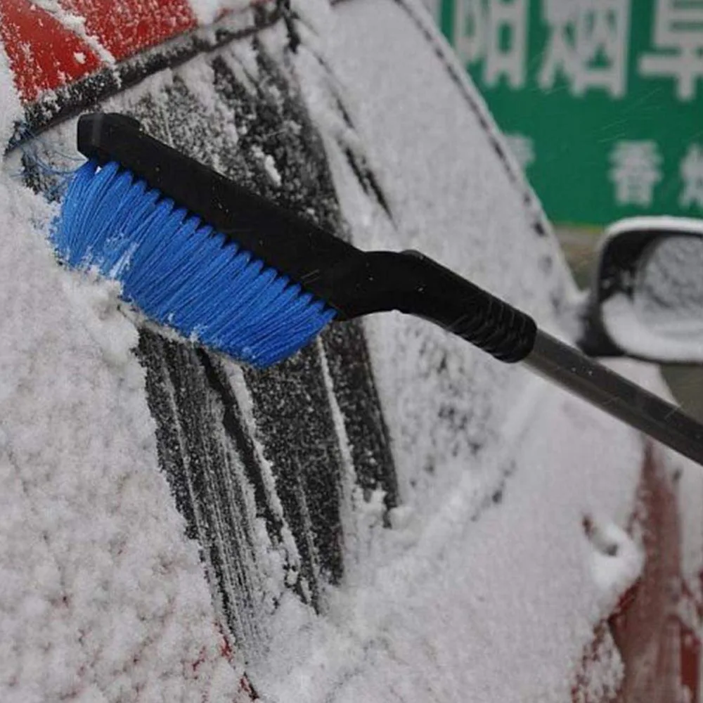 

2 in 1 Fashion Car vehicle Snow Ice Scraper SnowBroom Snowbrush Shovel Removal Brush Winter - New Telescopic Snow Shovel Clean