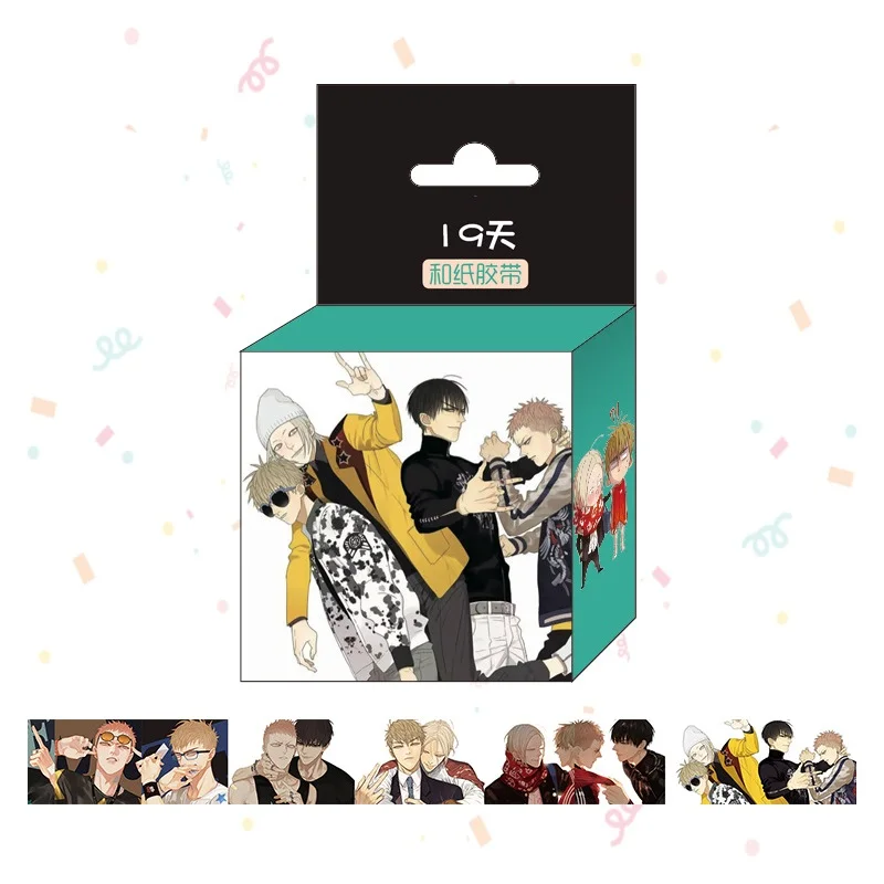 

1.5cm*5m New Comic Old Xian 19 Days Washi Tape Adhesive Tape DIY Hand Account Exquisite Character Stickers