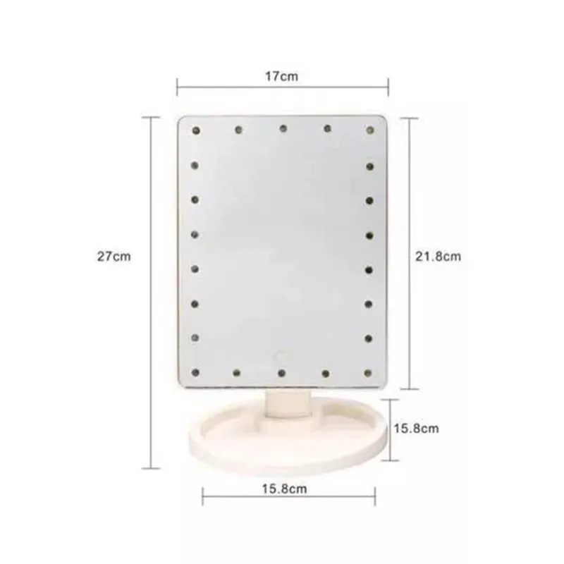 Профессиональный светодиодный сенсорный Экран косметическое зеркало роскошный