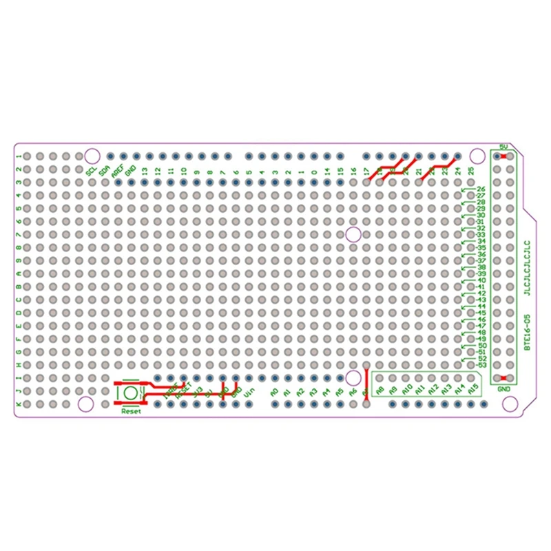 Прототип PCB для Arduino MEGA 2560 R3 Щит платы DIY hyq|Запасные части| |