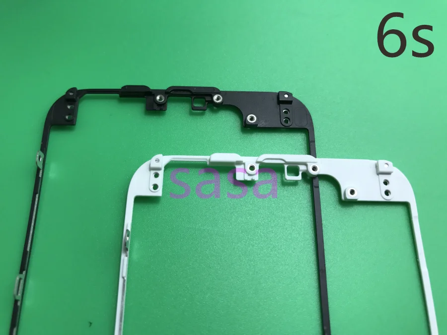 

50pcs/lot Front Bezel with hot glue Middle Frame for iPhone 6s 4.7inch Black white Mid Frame Chassis Bezel Touch Screen LCD