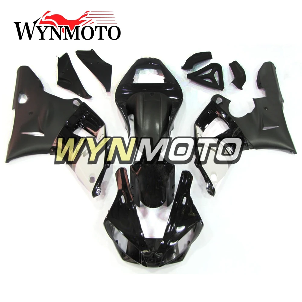 

Complete Fairings Kit For Yamaha YZF1000 R1 Year 2000-2001 00 01 Injection ABS Plastics Full Bodywork Kit Motorcycle Black White