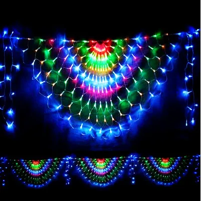 Рождественская светодиодная гирлянда 3x0 5 м наружная украшение сетчатая