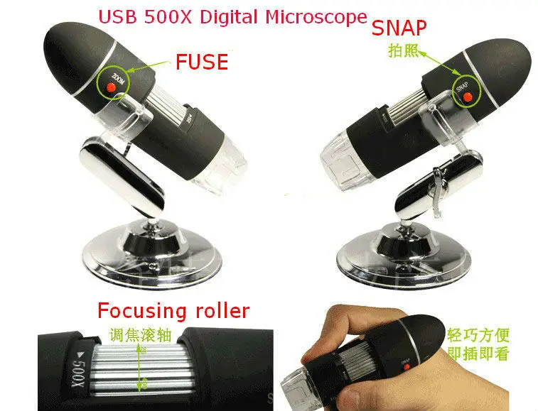Версия 50X 500X цифровой USB микроскоп с 8 из светодиодов|usb to jack converter|usb microscopemicroscope head |