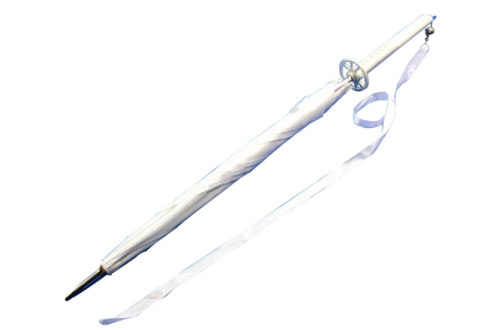 Bleach косплей Kuchiki Rukia Zanpakuto рукав белый снег модель зонтик|Реквизит для костюмов| |