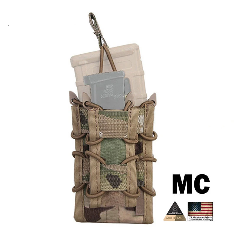 MC Hunting& Airsoft Magazine Pouches Double Mag Pistol Rifle Molle Magazine Pouch for M4 M16 AK Glock Free Shipping - Цвет: MC