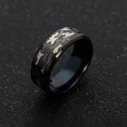 Этнические черные мужские кольца из титановой стали, мужские панк-кольца, три цвета, камуфляжное черное кольцо, камуфляжные мужские ювелирные изделия
