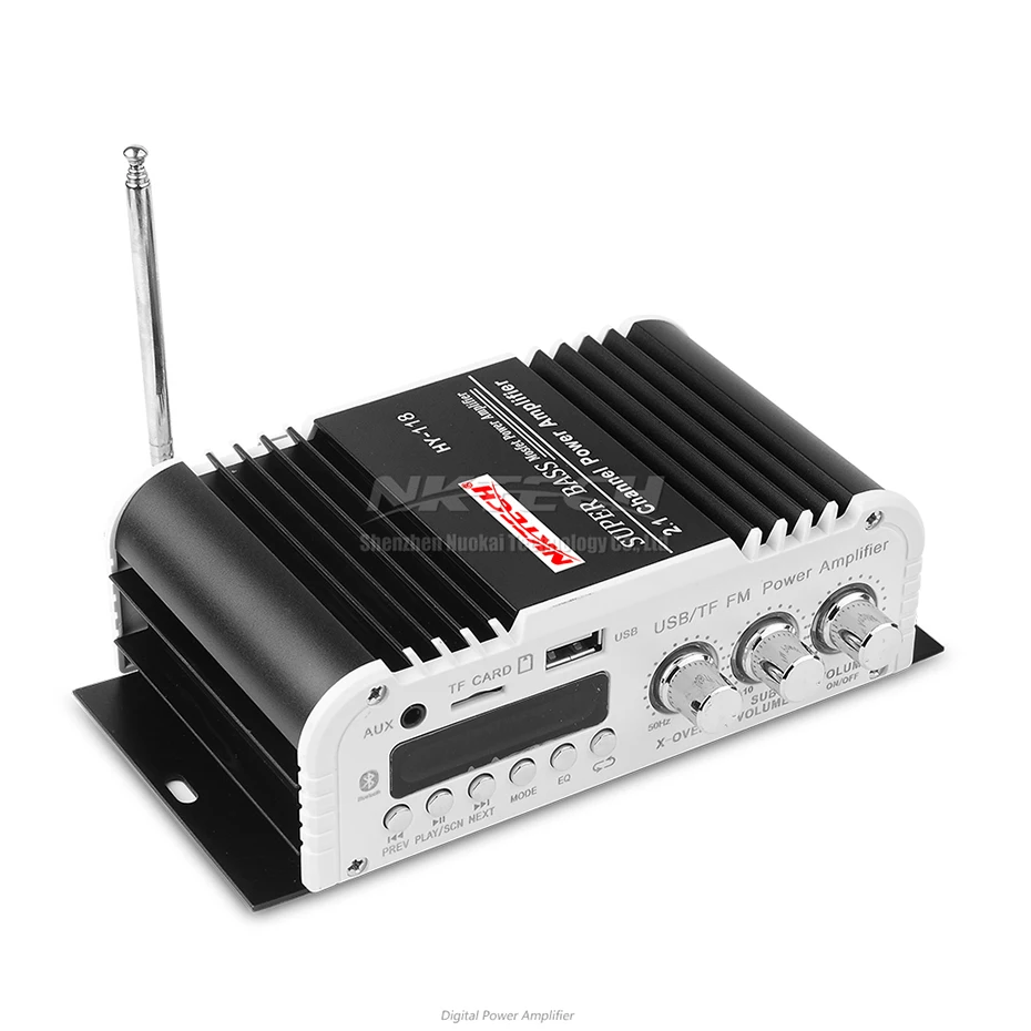 Автомобильный усилитель мощности NKTECH HY 118 цифровой аудиоплеер Bluetooth 2 1 каналов 45