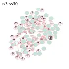 SS3-SS30 Lt Роза 3D дизайн ногтей не исправление хрусталя и искусственного алмаза прозрачный клей на Flatback Стразы