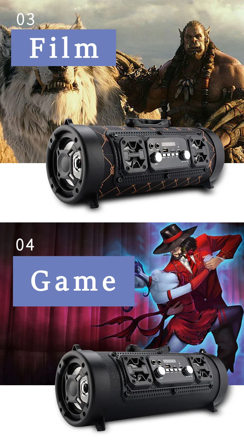 Hifi портативный динамик Bluetooth 15 Вт беспроводной динамик ТВ Саундбар музыкальная Колонка сабвуфер хип-хоп Бумбокс для xiaomi huawei iphone