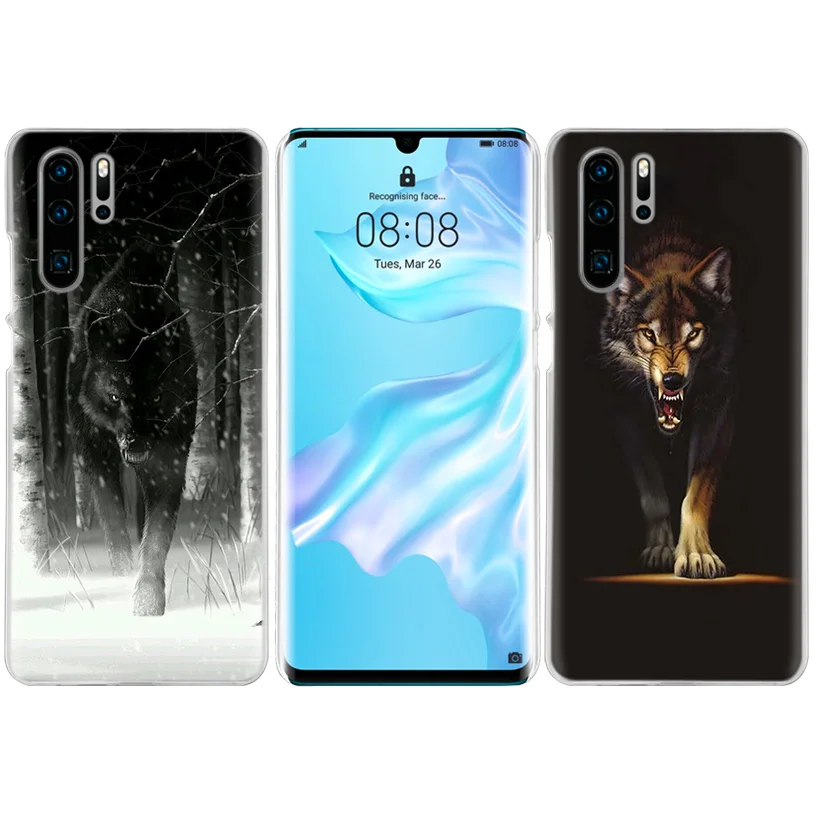 Волк Луна Чехол для huawei P20 P30 P Smart Nova 4 3i P10 P9 P8 Коврики 10 20 lite Pro Mini жесткий чехол для телефона pc Coque