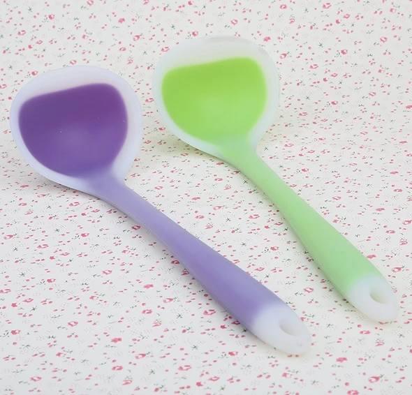 Горячая Распродажа большой размер не липкий силиконовый ковш для супа кухонная