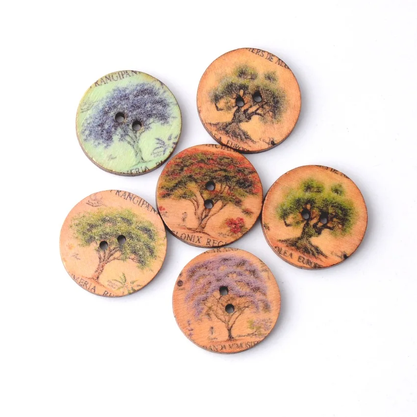 Розница для самостоятельной сборки 10 шт. Случайные Смешанные 2 отверстия круглые