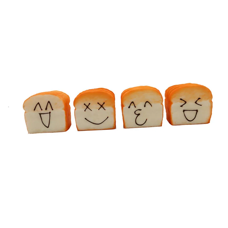 Имитация поддельного хлеба милый Kawaii тост ломтики торта магазин витрина