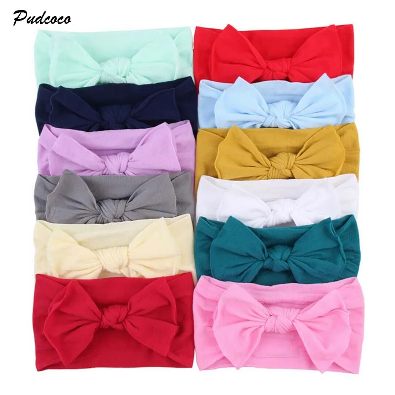 2019 Новый ручной работы для маленьких девочек Повязка на голову с бантом