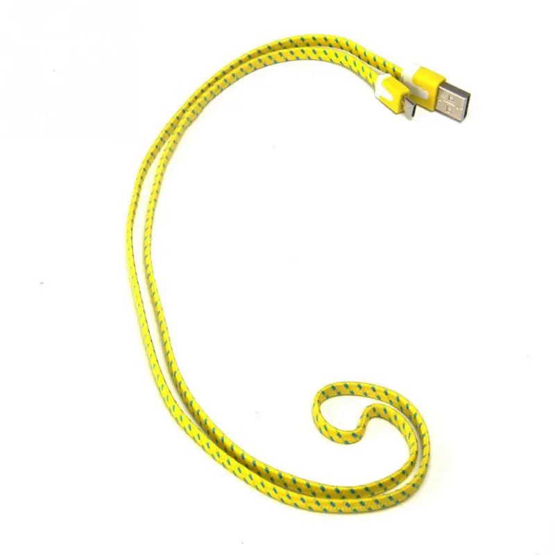 Дата кабель V8 Соединитель 3 фута веревка Micro USB зарядный кабель для синхронизации данных для мобильного телефона плоский провод кабель для зарядки 1 м/2 м/3 метра