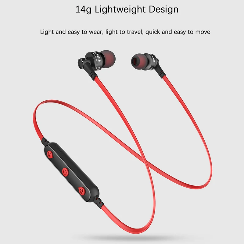 Магнитная беспроводная гарнитура AWEI B990BL басовые стереонаушники Bluetooth спортивные