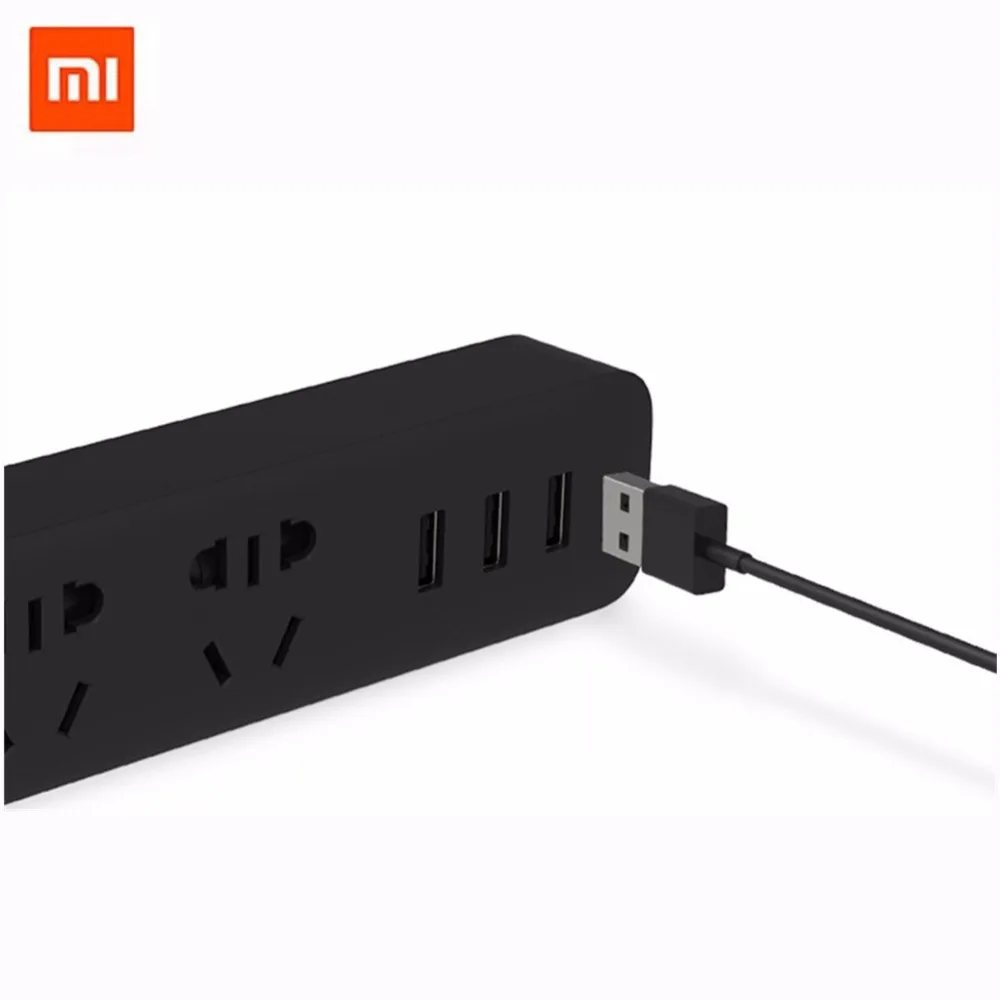 Блок розеток с удлинителем Xiaomi оригинальный многофункциональный удлинитель 3 USB