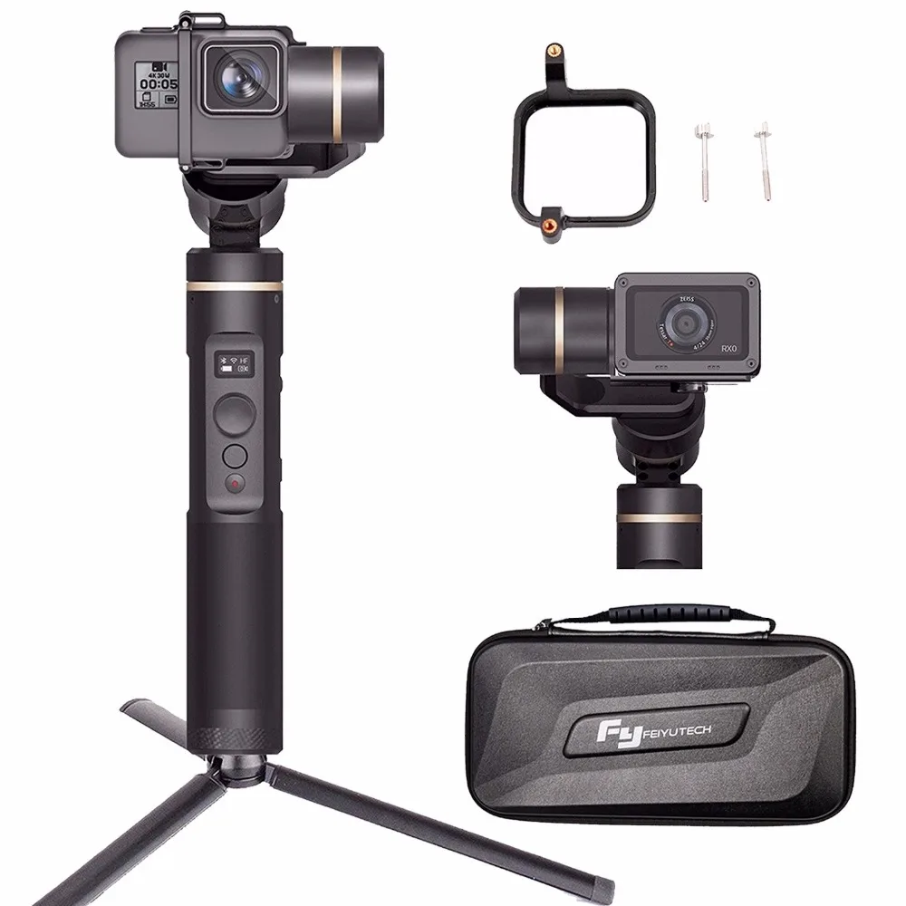 FeiyuTech Feiyu G6 Gimbal Wifi + синий зуб OLED экран угол высоты для Gopro Hero 7 6 5 4 Session Sony RX0 Yi Cam