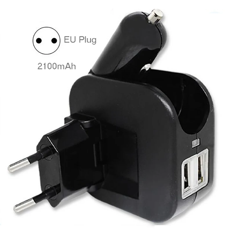 Зарядное устройство USB для сотового телефона складной автомобильный