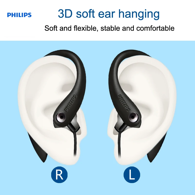 Наушники Philips SHS3300 подвесного типа спортивные наушники с функцией шумоподавления