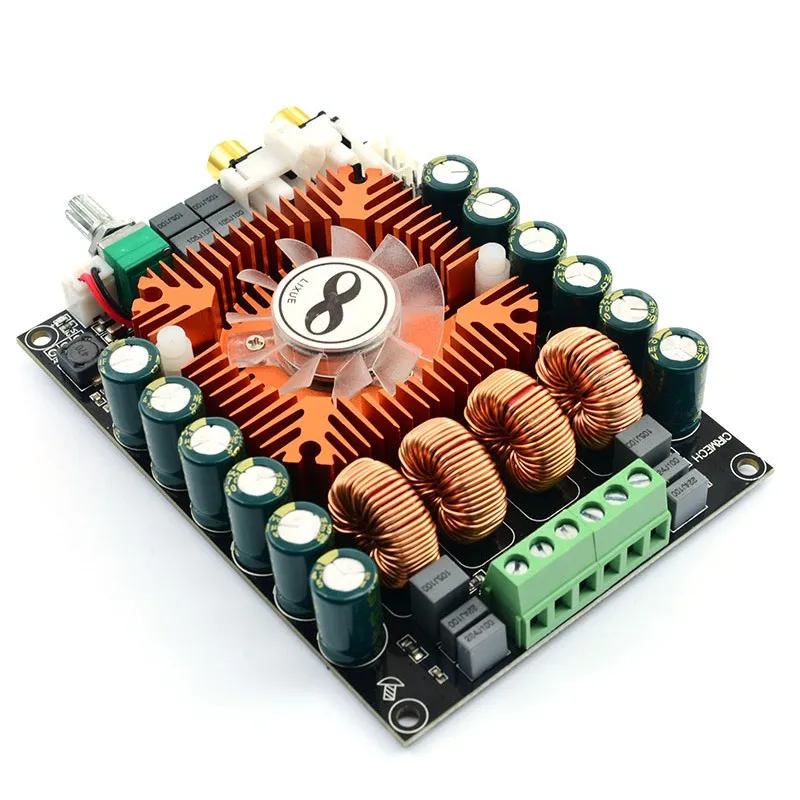 TZT TDA7498E цифровой усилитель мощности плата 2,0 HIFI стерео высокой мощности 160 Вт* 2 Поддержка BTL220W DC12V-36V