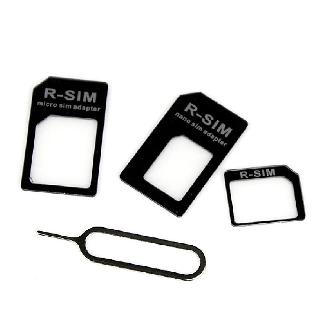 

Etmakit 4 in 1 Nano Sim Card Adapters+Micro Sim +Stander Sim Card SIM Card & Tools For Iphone 4g/5g/6g With Retail Box