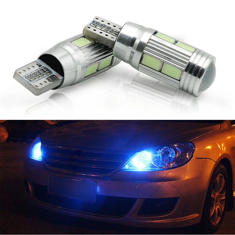 2x T10 W5W 194 светодиодный светильник лампочки Canbus Error Free для VW Golf Passat Polo Jetta Tiguan Touran Nissan