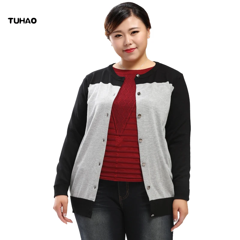 Женская Офисная куртка TUHAO Осень-зима 2018 кардиган пальто размером 10XL 8XL 6XL Женский