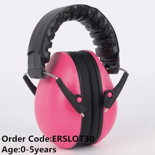 ERSLOT30 Pink Новинка, красочные детские наушники с защитой от шума, наушники для детей, защита от храпа и сна - Цвет: ERSLOT30 Pink