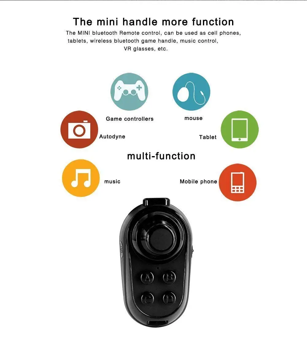 Bluetooth 4 0 VR беспроводной геймпад джойстик игровое управление удаленное селфи