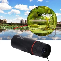 30x25 hd optical monocular telescope with strap low night vision waterproof mini zoomable 10x focus telescope hunting scope